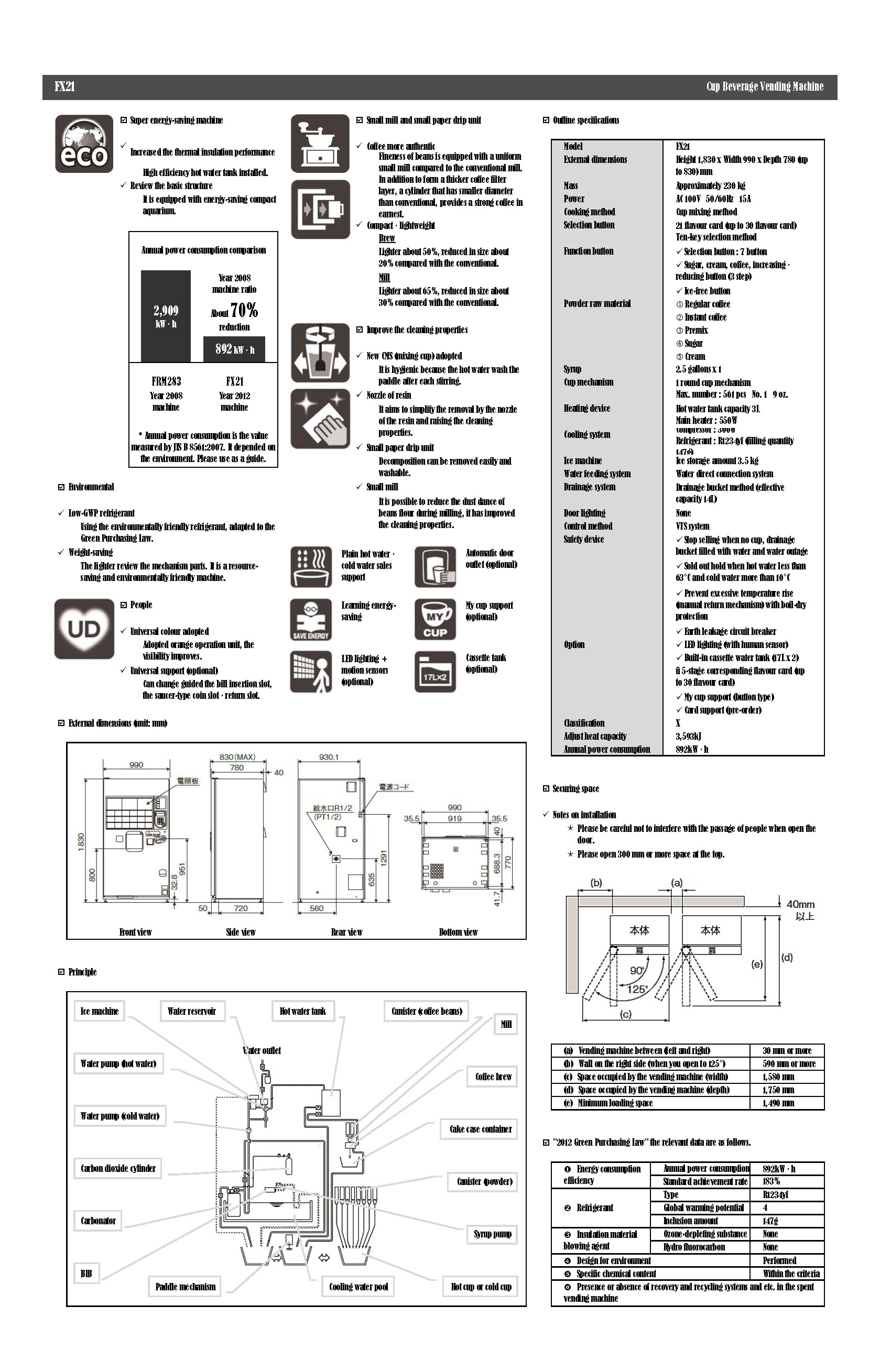 Coffee Vending Machine FX21